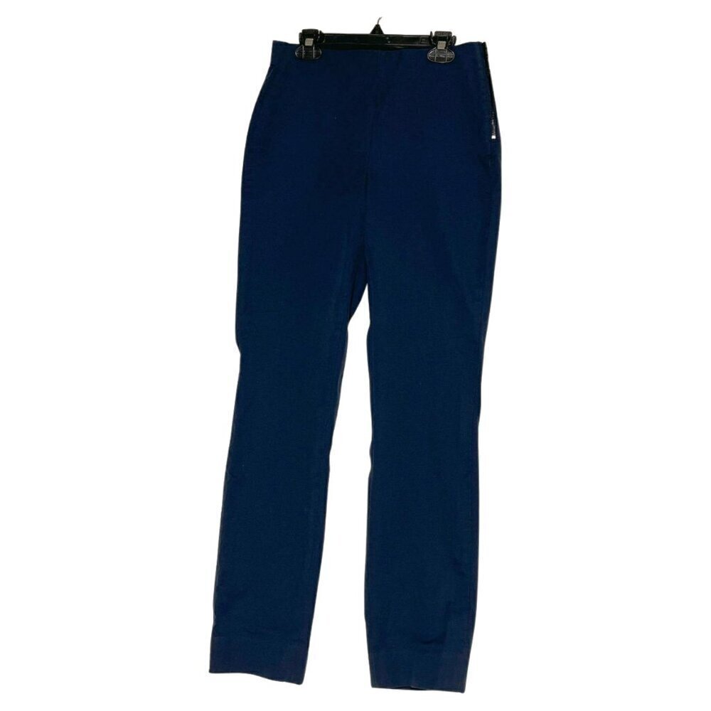 Everlane The Side Zip Ankle Pants Navy Size 4 Stretch Skinny Work